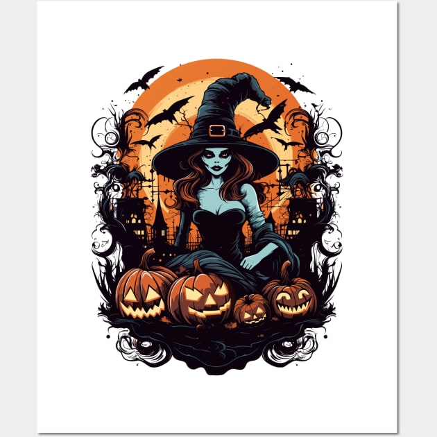 Halloween Wall Art by Chromatic Fusion Studio